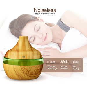 Humidifier Aromatherapy Wood Grain